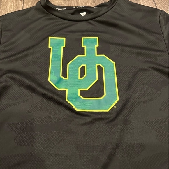Men's Fanatics Branded Black Oregon Ducks Muted Camo Logo Shirt Size Small UofO - Picture 3 of 8